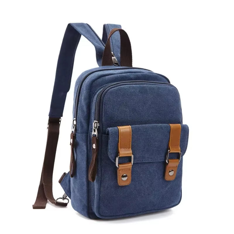 Mochila Bandolera Unisex Estilo Retro