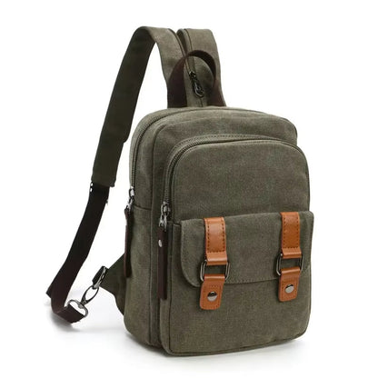 Mochila Bandolera Unisex Estilo Retro