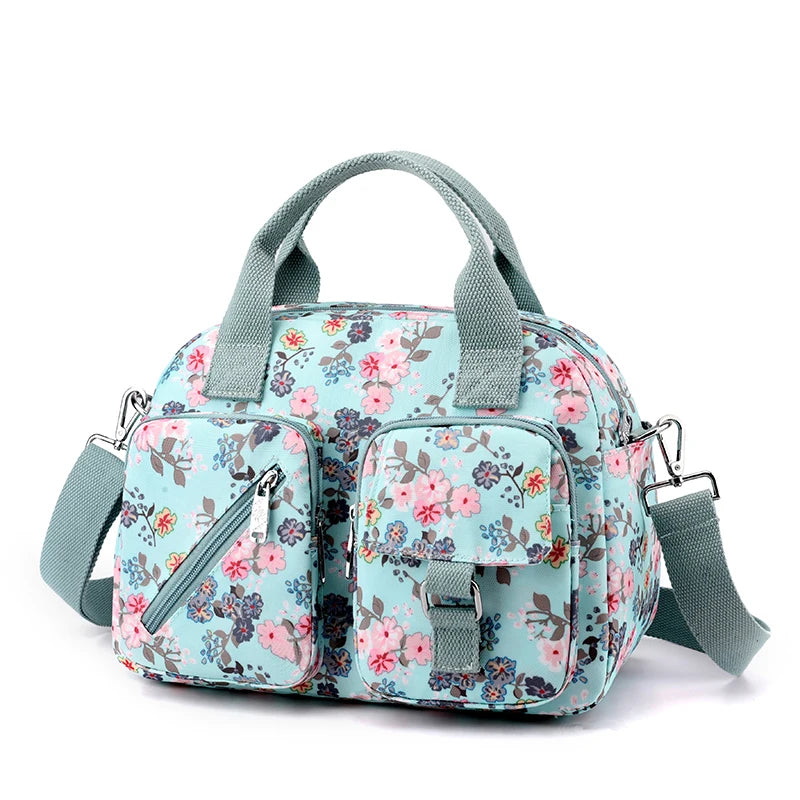 Bolso Bandolera Mujer Floral con Bolsillos Practico