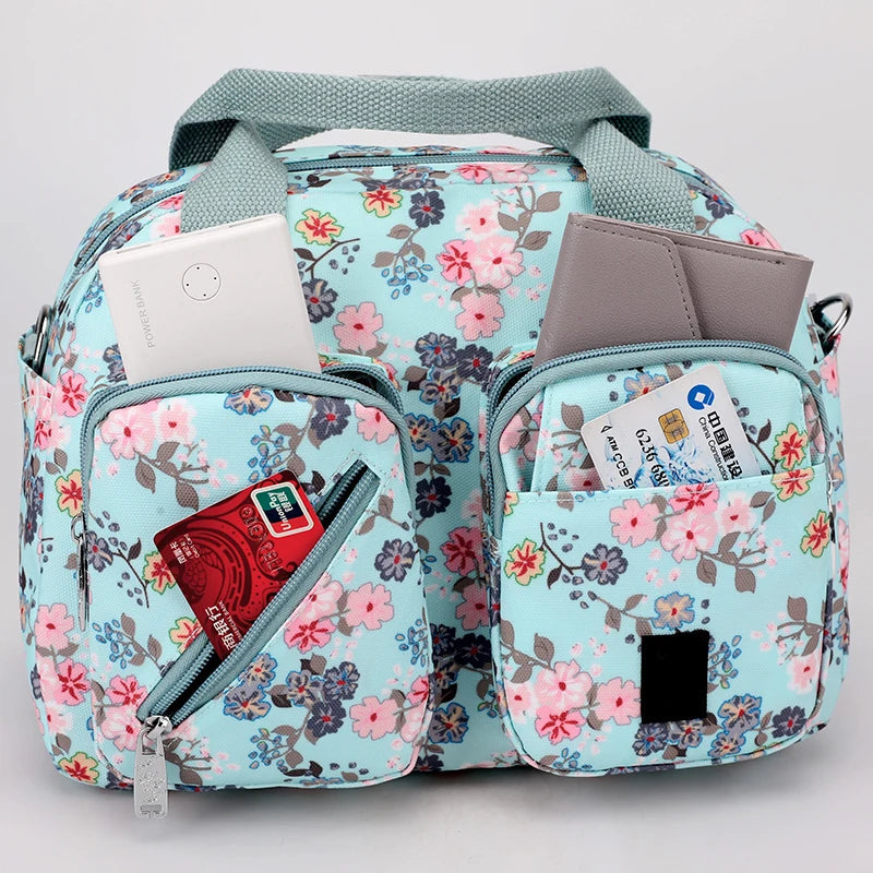 Bolso Bandolera Mujer Floral con Bolsillos Practico - Vestiria