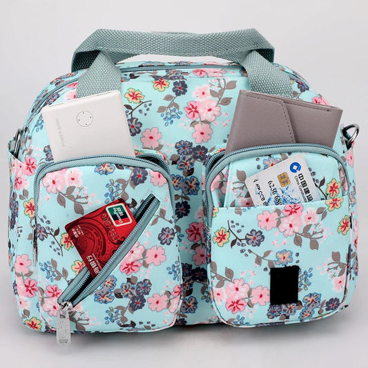 Bolso Bandolera Mujer Floral con Bolsillos Practico - Vestiria