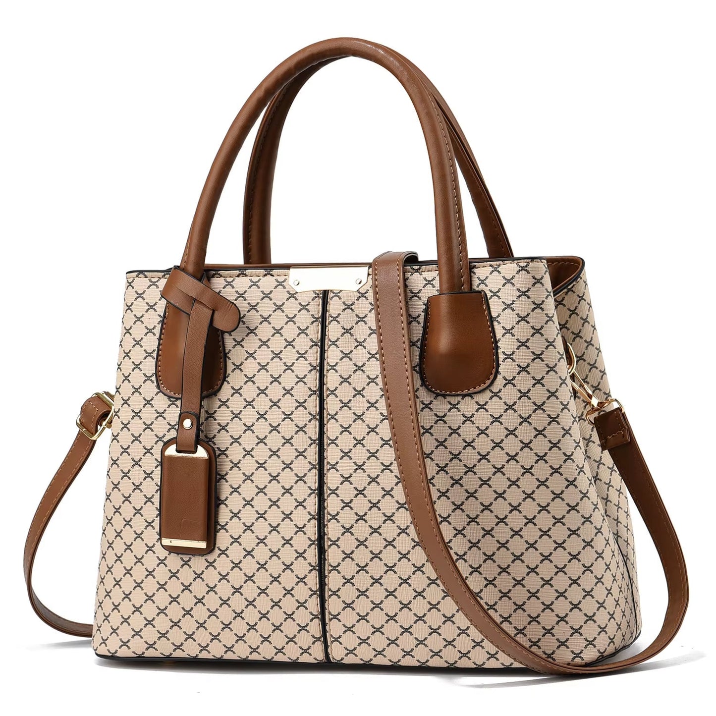 Bolso Bandolera Mujer Diseño Geométrico Chic