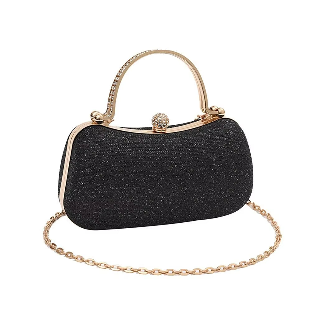 Bolso Noche Mujer Glamuroso con Asa de Estrás - Vestiria