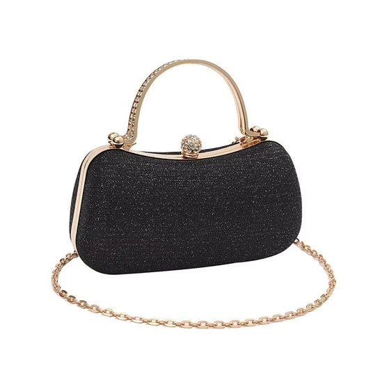 Bolso Noche Mujer Glamuroso con Asa de Estrás - Vestiria