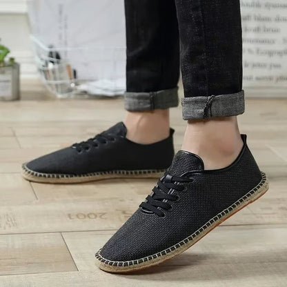 Alpargatas Hombre Lino Frescas Estilo Relajado