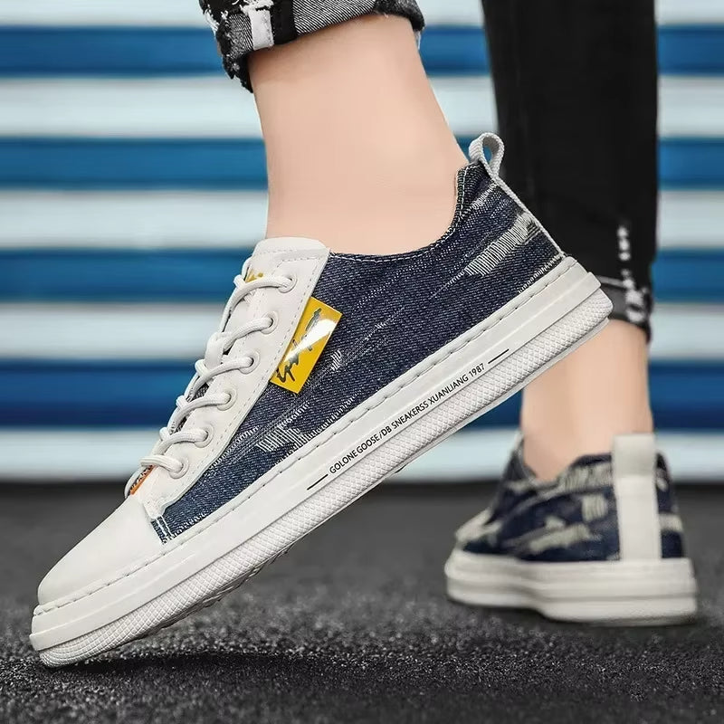 Zapatillas Hombre Deportivas Azul Denim