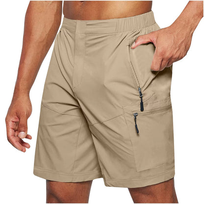 Pantalones cortos deportivos hombre con bolsillos