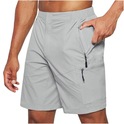Pantalones cortos deportivos hombre con bolsillos