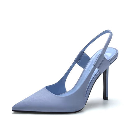 Zapatos de tacón alto para mujer elegantes de punta fina