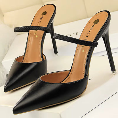 Zapatos de Mujer Tacón Alto Abierto Elegantes - Vestiria