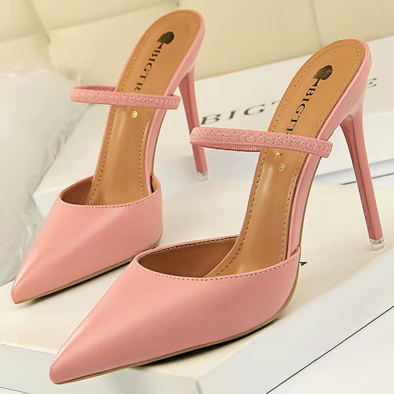 Zapatos de Mujer Tacón Alto Abierto Elegantes