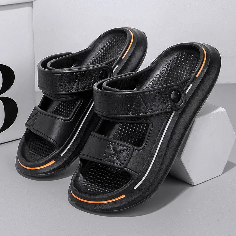 Sandalias Hombre Plataforma Cómodas Antideslizantes - Vestiria