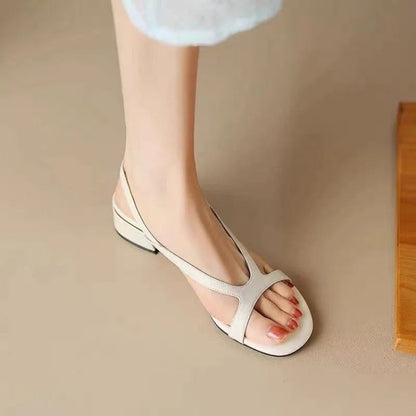 Sandalias Mujer Plano Minimalistas Elegantes
