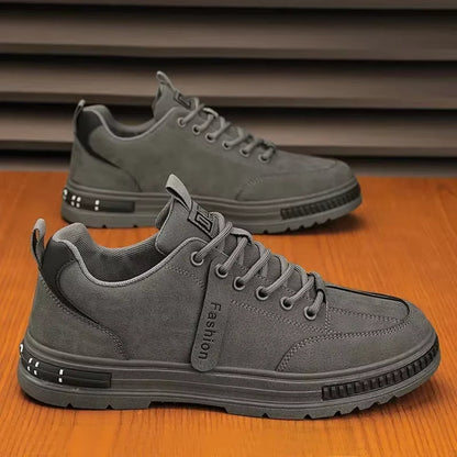 Zapatillas de cuero sintético hombre elegantes