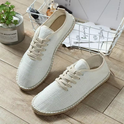 Alpargatas Hombre Lino Frescas Estilo Relajado