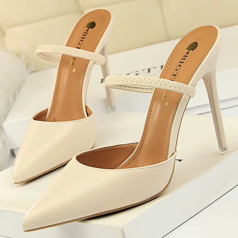 Zapatos de Mujer Tacón Alto Abierto Elegantes