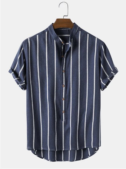 Camisa Ligera Estilo Mediterráneo - Vestiria