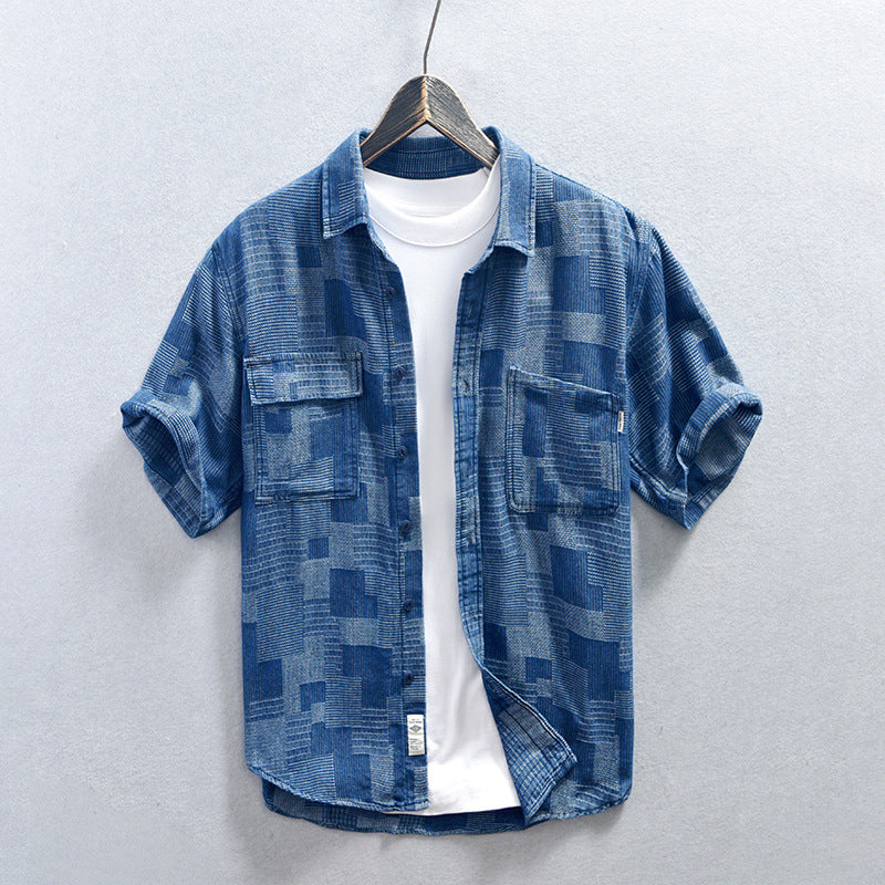 Camisa Azul Jeans Clásica - Vestiria