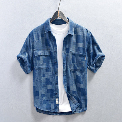 Camisa Azul Jeans Clásica - Vestiria