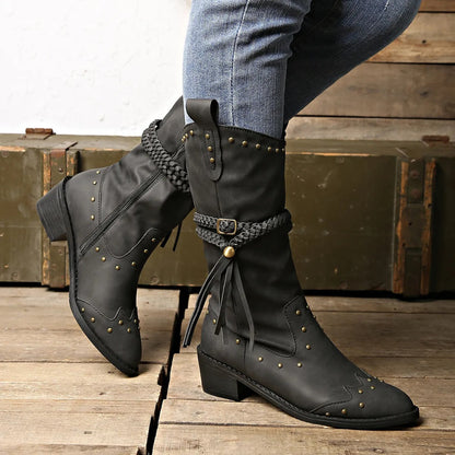 Botas Cowboy Mujer Estilo Oeste