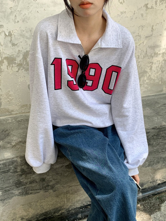 Jersey Mujer Vintage Cuello Alto