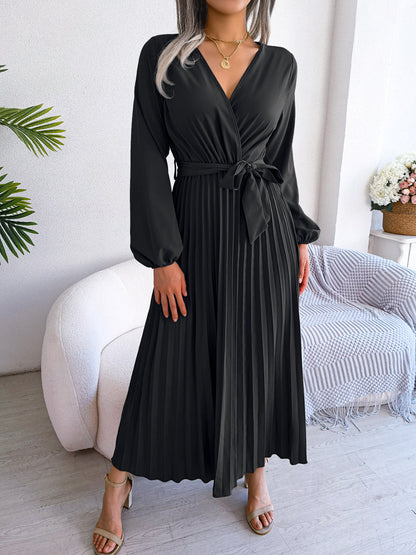 Vestido Elegante Cuello En V - Vestiria