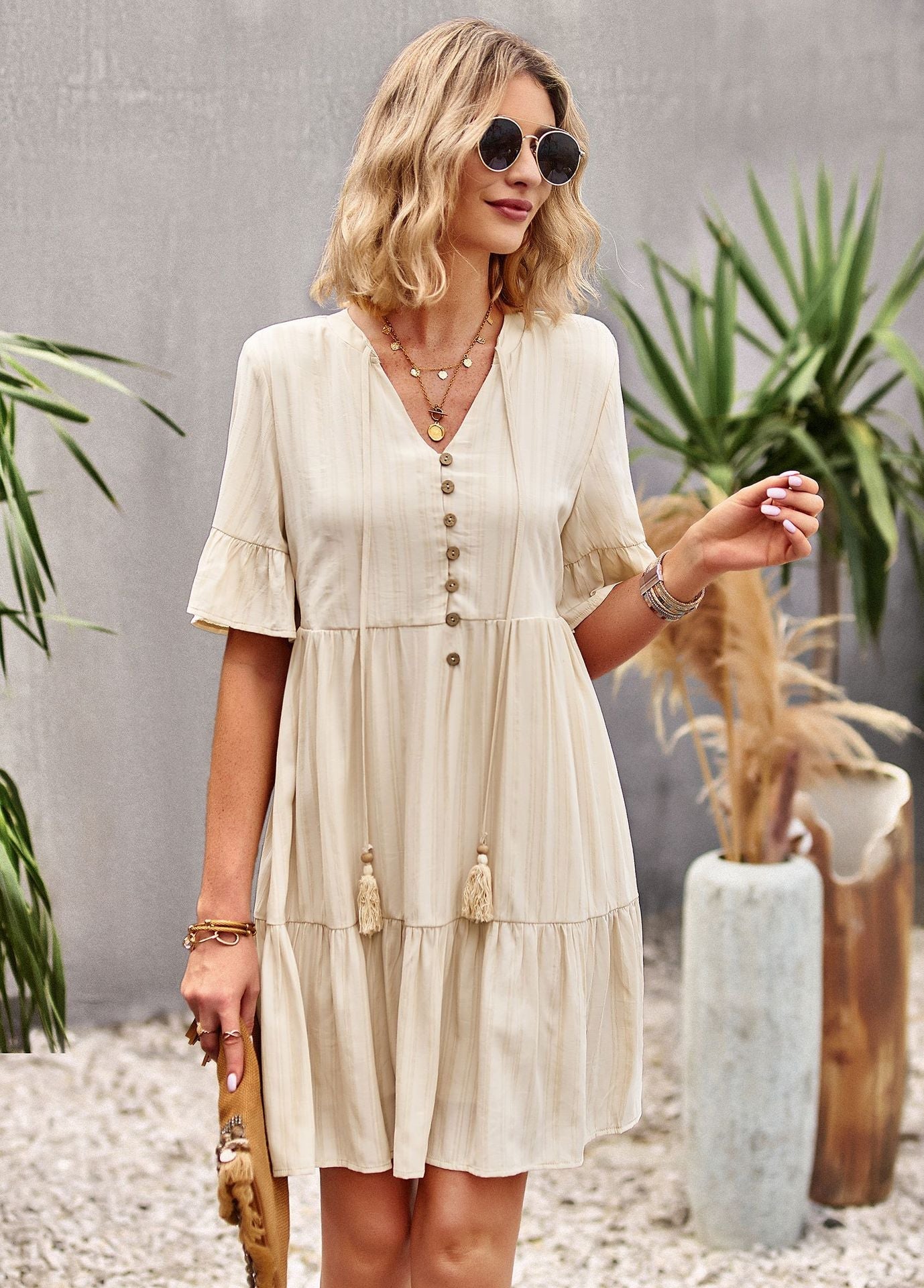 Vestido Ligero Playero Estilo Verano