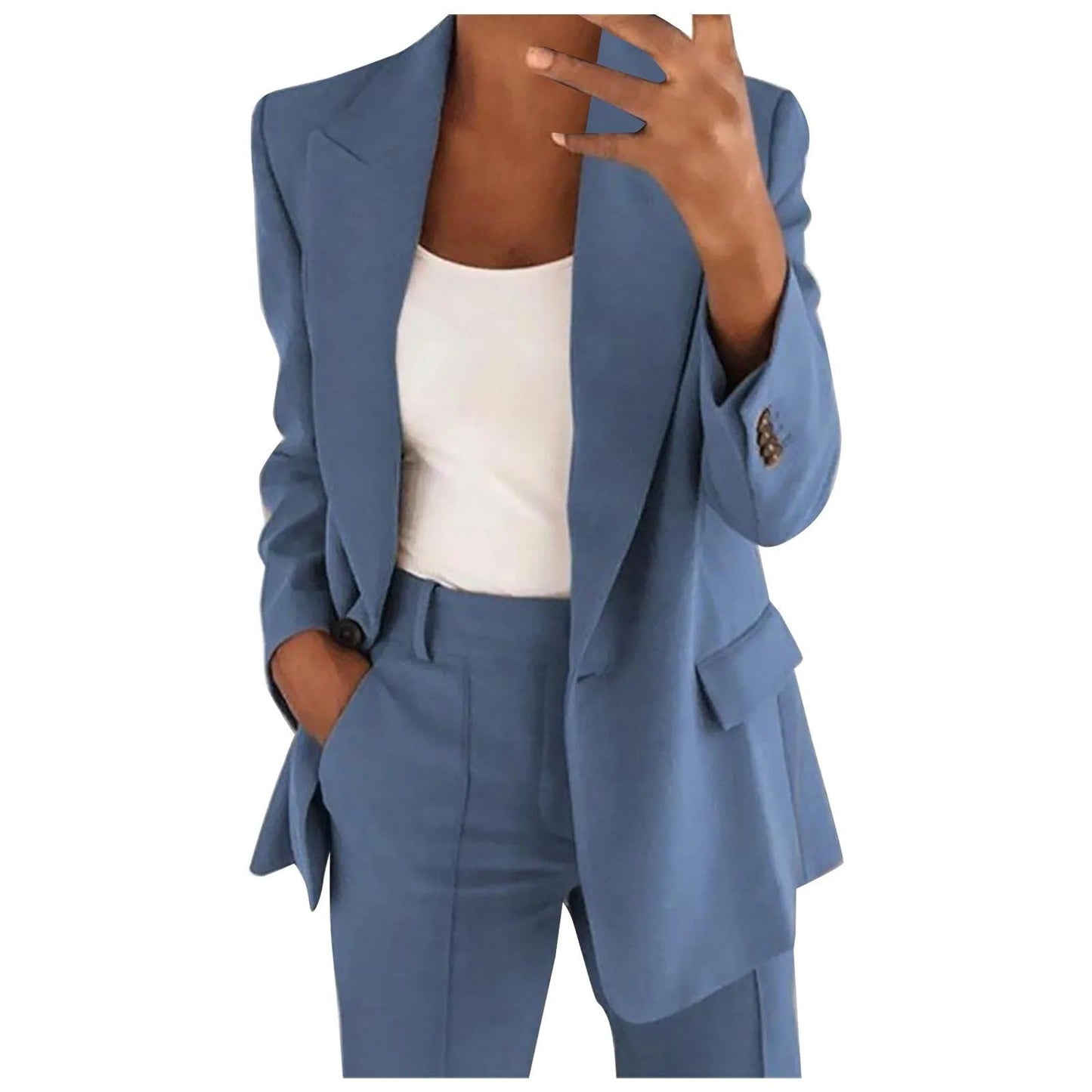 Traje Mujer Chaqueta Pantalón Clásico