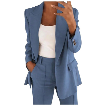 Traje Mujer Chaqueta Pantalón Clásico