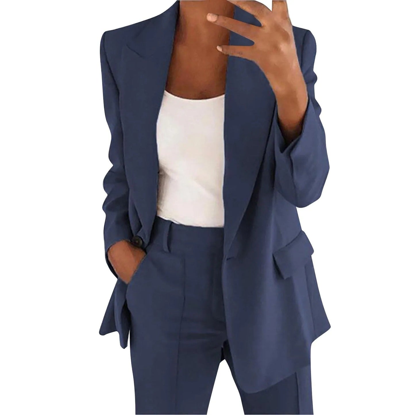 Traje Mujer Chaqueta Pantalón Clásico