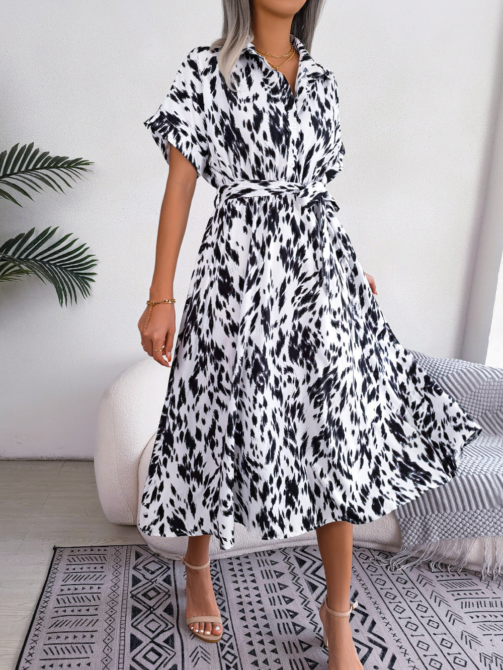 Vestido Leopardo FemeninoSexy - Vestiria
