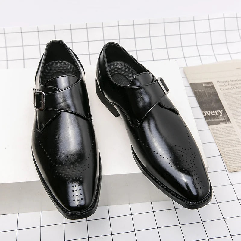 Zapatos de cuero elegantes para hombre - Vestiria