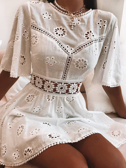 Vestido Flores Estampado - Vestiria