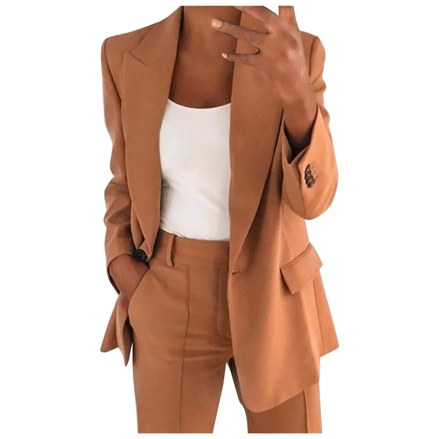 Traje Mujer Chaqueta Pantalón Clásico