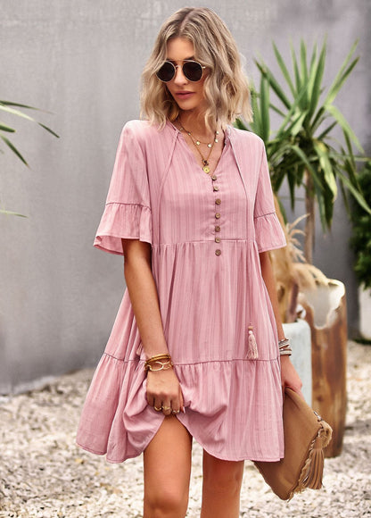 Vestido Ligero Playero Estilo Verano - Vestiria