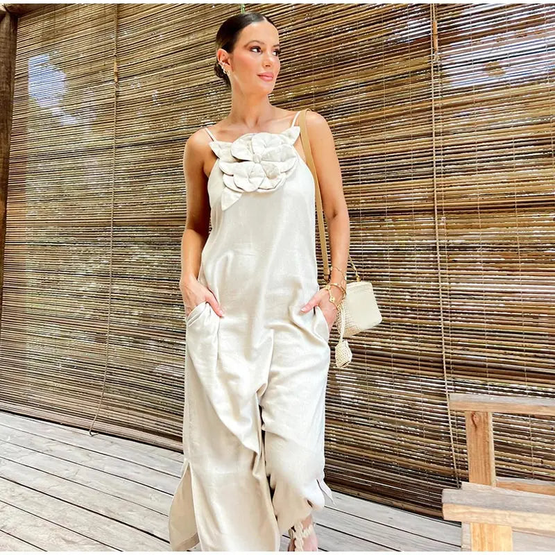 Vestido Floral Midi Encantador Mujer