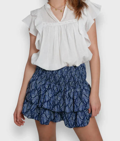 Falda Estampada Flores Primavera