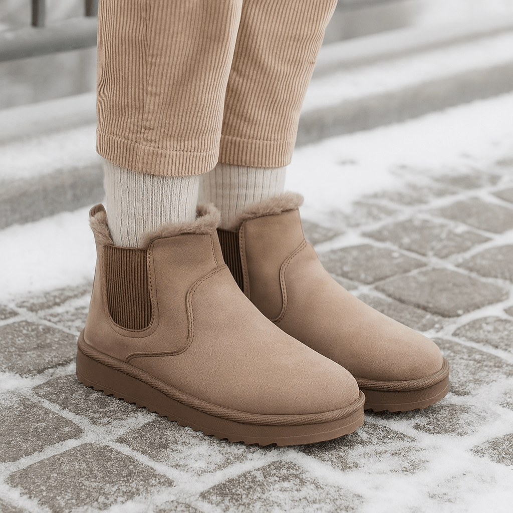 Botas Chelsea Interior Peludo Cálido
