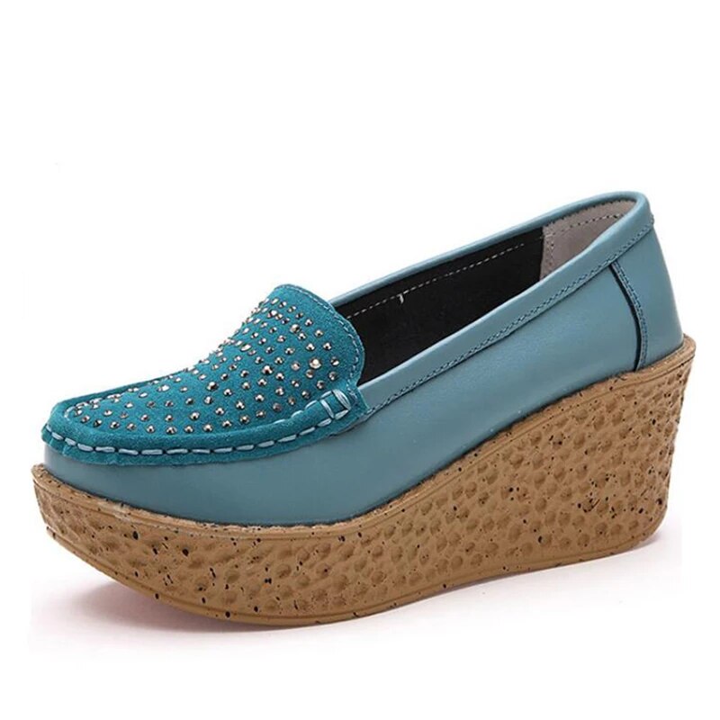 Zapatos de plataforma alto mujer elegante - Vestiria