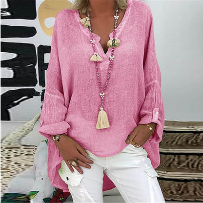 Blusa Lino Fresca y Chic Mujer