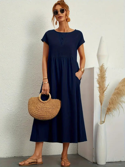 Vestido Mujer con Bolsillos laterales