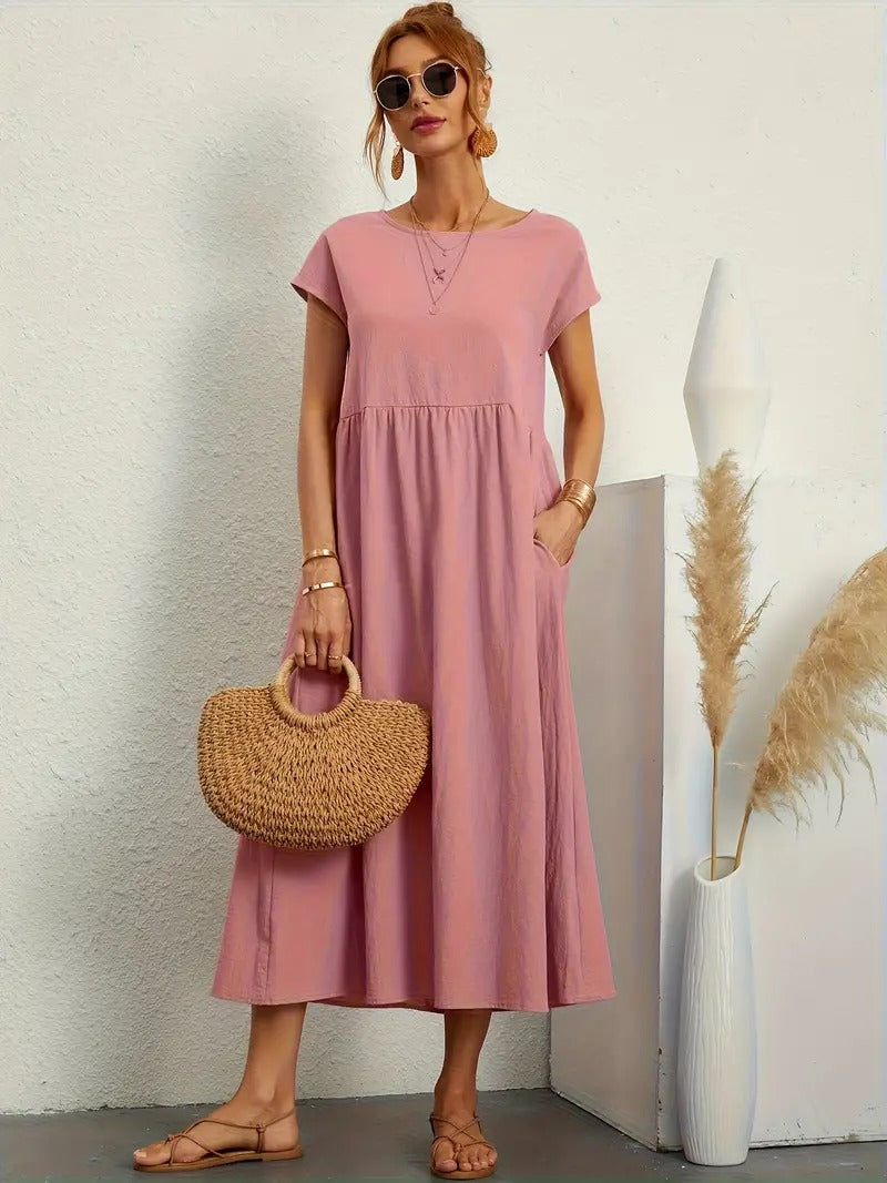 Vestido Mujer con Bolsillos laterales