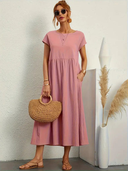 Vestido Mujer con Bolsillos laterales