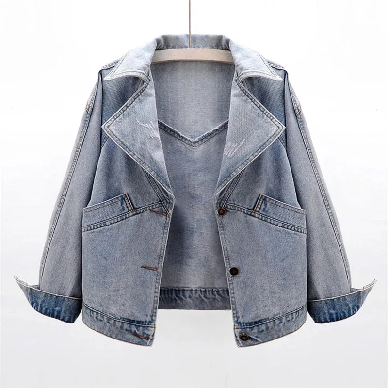 Chaqueta Denim Elegante Mujer - Vestiria