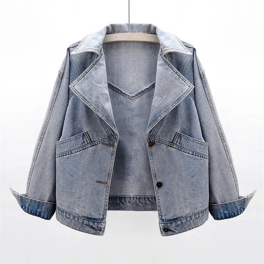 Chaqueta Denim Elegante Mujer - Vestiria