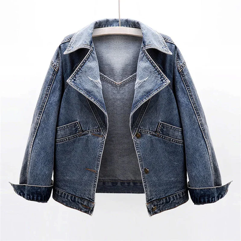 Chaqueta Denim Elegante Mujer