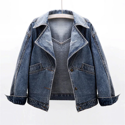Chaqueta Denim Elegante Mujer