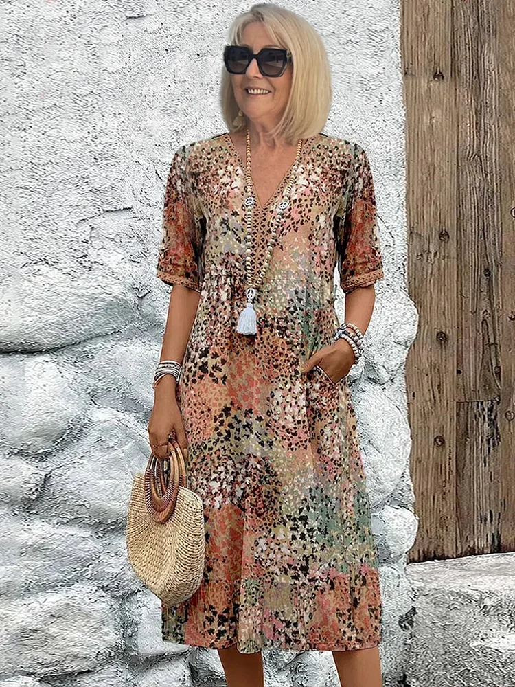 Vestido Jardín Ligero y Fresco para Mujer - Vestiria