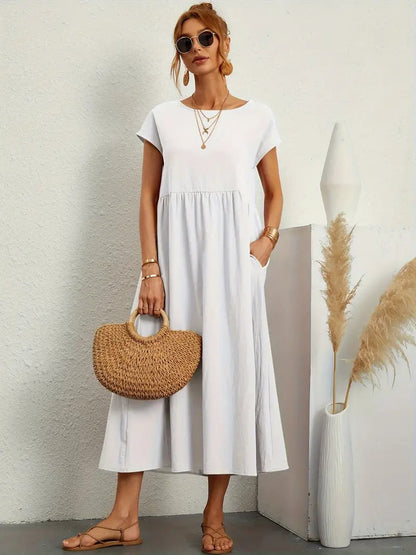Vestido Mujer con Bolsillos laterales