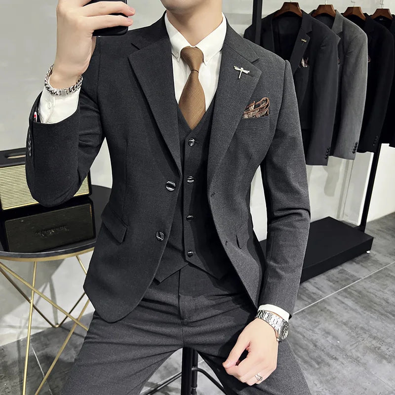 Traje Hombre 3 Piezas Clásico - Vestiria